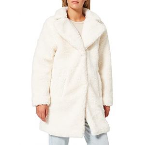 Urban classics Veste Femme Sherpa-grandes Tailles Oversized 5XL White