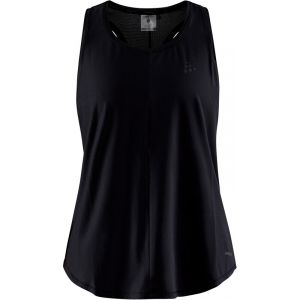 Craft Core Charge Rib Singlet Women, noir M T-shirts course à pied