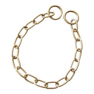 HS Sprenger Collier pour Chien Cuivre 3 mm Maillons Semilong 39 cm