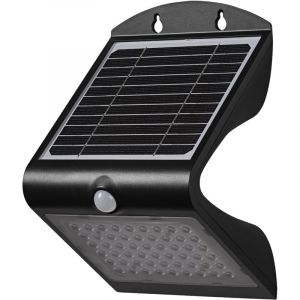 Osram Projecteur solaire endura butterfly, noir, 4 w, 500 lm, détecteur de mouvement et de lumière, éclairage extérieur, batterie rechargeable, respectueux