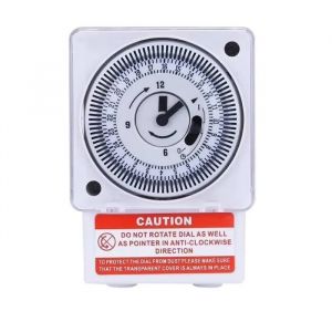 Interrupteur Horaire - SL-189 - Cycle de 24 Heures - Intervalle de 15 Minutes - Ignifuge