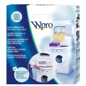 Image de Wpro SKS001 - Kit universel de superposition lave linge / sèche linge