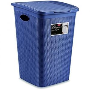 Stefanplast Panier à Linge - Élégance - Bleu - 38 x 37 x 545 cm