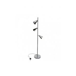 Image de Wellindal Lampadaire 3 spots métal chromé SWING