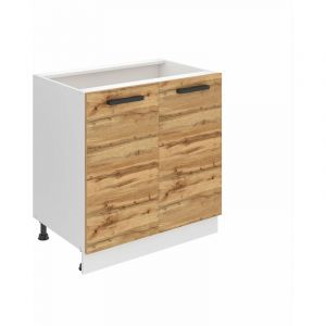 Belini - Meuble Cuisine Bas sans Plan de Travail sd i Meubles de Cuisine - Taille: 51,6 x 80 x 82 cm i Petit Meuble Cuisine - 2 Portes i Couleur :