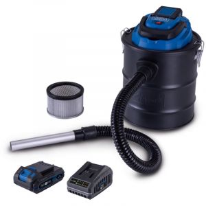 Scheppach Aspirateur a cendres c-avc15-x avec batterie 2,0Ah et chargeur IXES