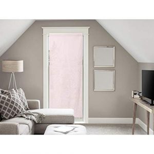 Image de Soleil d'Ocre Voilage en coton - 90 x 200 cm - Panama - Rose - Livraison gratuite