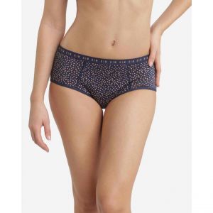 Image de DIM Shorty menstruel bio flux moyen - Bleu - Couleur Bleu - Taille 40/42