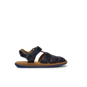 Camper Sandales cuir BICHO Bleu - Couleur Bleu - Taille 27