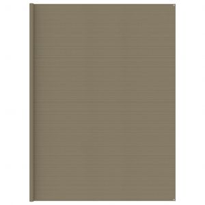 VidaXL Tapis de tente Taupe 400x700 cm PEHD