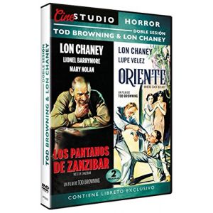 Cine Studio Doble Sesión Tod Browning & Lon Chaney: Los Pantanos de Zanzíbar (West of Zanzibar) 1928 + Oriente (Where East Is East) 1929 [DVD]