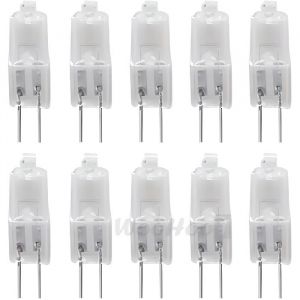 10x Ampoule G4 Halogène 20w 20 Watte 3000k Blanc Chaud