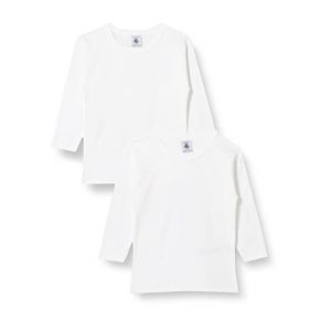 Petit Bateau Lot 2 T-Shirts Manches Longues Coton Bio - Fille - Gris Gris