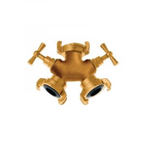 Distributeur deux voies geka plus laiton tdu tuyau 9,5-38mm 1 pièce(s) distributeur deux voies geka plus laiton tdu tuyau 9,5-38mm - geka
