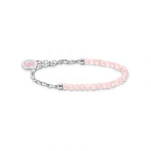 Thomas Sabo Bracelet 925 Argent, Émail rose 1 unité