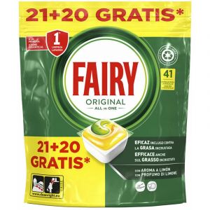 Fairy TODO EN 1 ORIGINAL lavavajillas 41 cápsulas