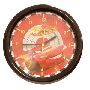 Fun House 004605 - Horloge ronde Cars (30 cm)