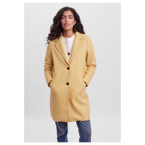 Vero Moda Manteau en drap manches longues Marron - Taille 34