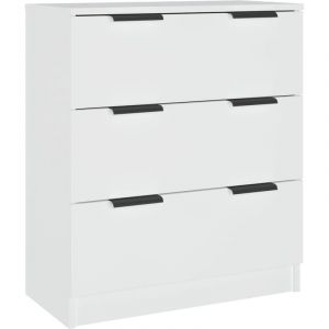 VidaXL Buffet Blanc 60x30x70 cm Bois d'ingénierie Blanc