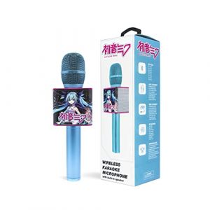 OTL Technologies Hatsune Miku - Microphone et haut parleur Bluetooth karaoké