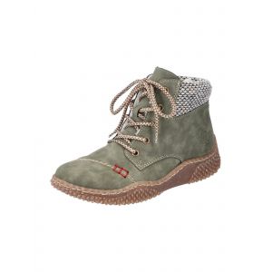 Image de Rieker Femme Chaussures à Lacets Y8441, Dame Chaussures de Sport lacées,Chaussure Basse,Chaussure de Ville,Sneaker,Lacets,Vert