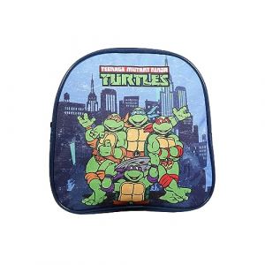 Sac à dos goûter Tortues Ninja - BAGTROTTER - 24 cm - Bleu - Enfant - Synthétique