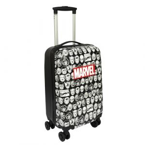 Undercover Valise de Voyage Marvel Comics - Valise à roulettes avec 4 Doubles Roues - Serrure TSA - 1 Compartiment avec Sangles de Serrage - 1 Compartiment avec Fermeture éclair