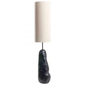 Beliani Lampadaire Selb Céramique Noir