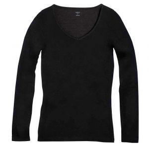 Icebreaker Women´s Siren L/S Sweetheart - Sous-vêtement mérinos taille XL, noir