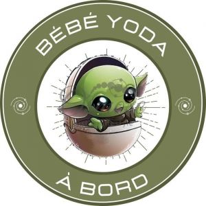 Image de Autocollant Bébé à Bord - Bébé Yoda