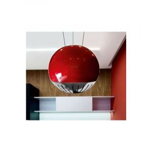 Azura home design Hotte aspirante îlot PEARL LUXE - Couleur: Rouge
