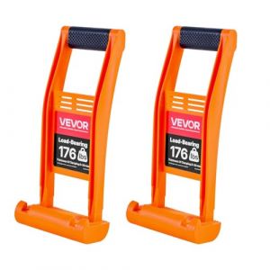 Poign&eacute;e de Transport Plaque de Pl&acirc;tre 798 kg-VEVOR-Porte Panneau Contreplaqu&eacute;-L&egrave;ve Plaque Placo en Plastique ABS-Lot de 2