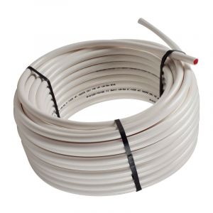Tube PER - Rouge - Ø12 mm - Couronne de 100 m - Elydan