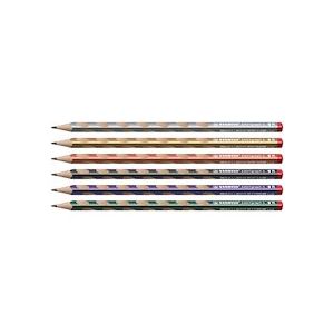 Image de Stabilo Crayon graphite EASYgraph 'S' - R, mix de 6 couleurs - Lot de 3