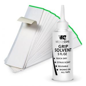 Kit De Regrip De Clubs De Golf Wedge Guys - Kit Poign&eacute;e L&eacute;g&egrave;re - Lame Crochet, Solvant, Bandes Adh&eacute;sives & &Eacute;tau En Caoutchouc - Grips Dc Tour Professionnels Pour Clubs De Golf