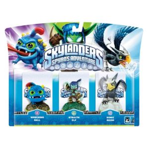 Image de Activision Pack figurines Skylanders : Spyro's Adventure - Stealth Elf + Wrecking Ball + Sonic Boom