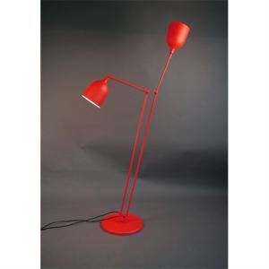 Image de Aluminor Lampadaire double Twin avec bras articulés en métal