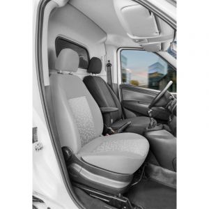 Walser Housse de siège Transporter en tissu pour Opel Combo d, siège conducteur unique