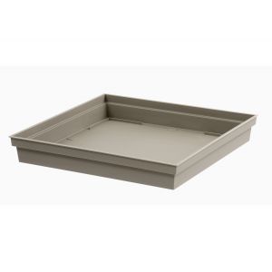 Eda Plastiques Toscane - Soucoupe carrée 32,6 x 32,6 cm