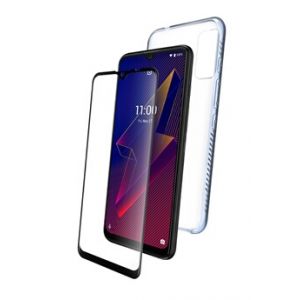 Wiko Pack Coque Transparente + Verre Trempe pour Power U20