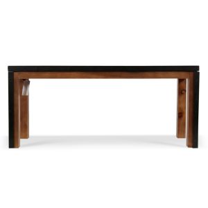 Image de Décoration d'Autrefois Banc Bois Marron 100x35x44.5cm