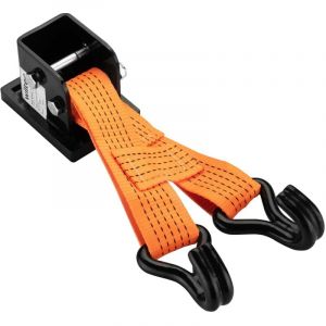 wiltec Crochets de levage pour roues – Capacité de poids élevée – en Acier et Textile synthétique – Crochets lève-véhicule pour Cric de levage Hi-Lift à