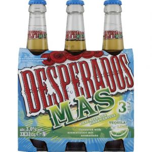 Image de Desperados lime 3x33cl bière aromatisée téquila,citron-citron vert, cactus 3