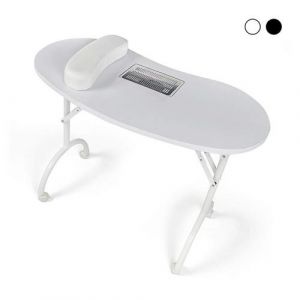 Table pliante portable pour manucure et reconstruction d'ongles Easynails | Couleur: Blanc