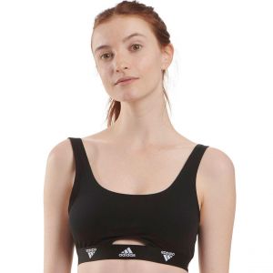 Brassière femme Coton Logo Adidas noir