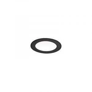 Aric Spot Led Encastré Flat-iso 13 - Recouvrable - 13w - 3000/4000k - Rond - Plastique - Noir - Dimmable