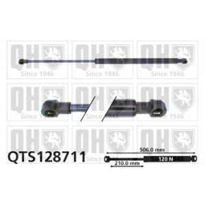 Quinton Hazell Vérin de capot QTS128711