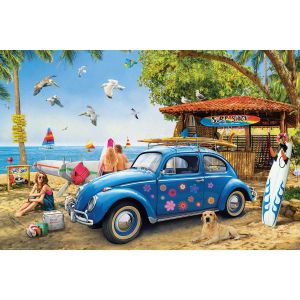 Image de Eurographics Puzzle 1000 pièces : Coccinelle Surf Shack