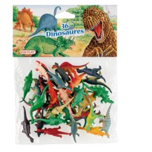 Kim'play Sachet de 36 dinosaures