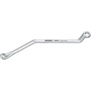 Hazet Clé de purge d'air de freins - Profil à 6 pans extérieurs - Taille: 9 - Longueur totale: 208 mm - 4968-9